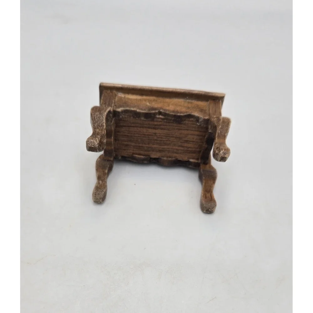 Dolls House Furniture Wooden Pieces 1:12 Scale Lot of 4